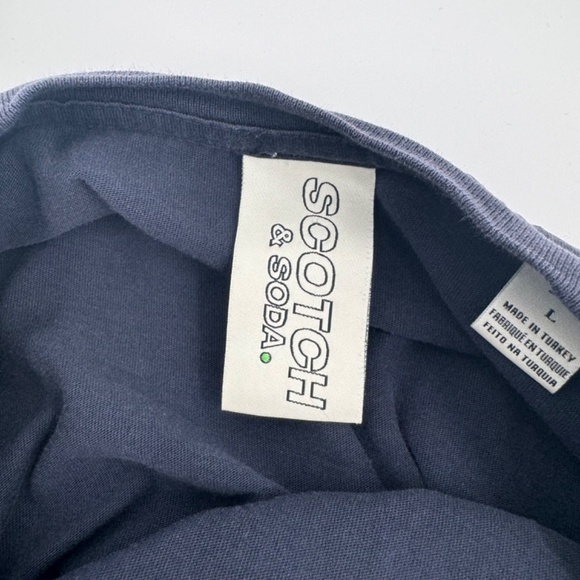 Scotch Soda T Shirt Men Large Blue Rainbow Aloha Short Sleeves Pride Graphic - Picture 6 of 9